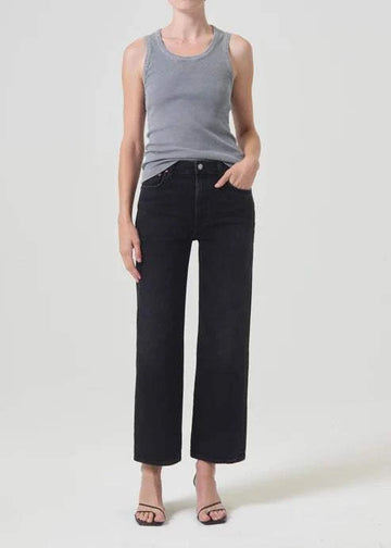 Agolde Harper Crop Jean Hush