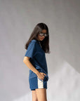 Araminta James Parisienne Track Short Midnight Blue