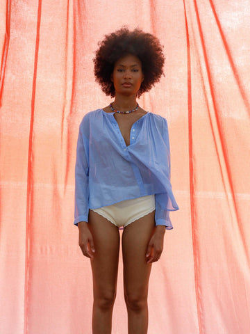 Indi and Cold Vera Shirt Azul Glacial