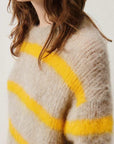 American Vintage Bymi Jumper Misty Striped Jam