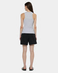 Scotch and Soda Core Rib Racer Tank Grey Marle