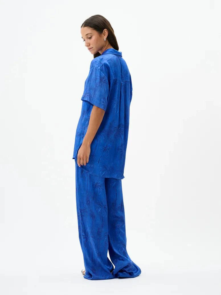 Roame Brando Shirt Palm Paradiso Bleu