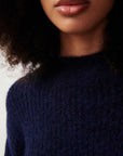 American Vintage East Womens Jumper Melange Navy