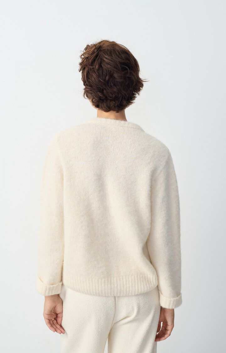 American Vintage East Cardigan Melange Pearl