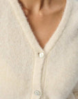 American Vintage East Cardigan Melange Pearl