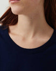 American Vintage Gamipy T Shirt Crew Neck Navy