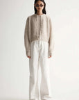 Elka Collective Abigail Knit Tank White Marle
