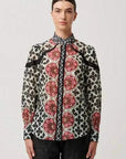 Once Was Astrid Cotton Silk Shirt Country Tapestry