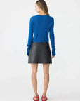Bassike Superfine Cropped Knit Cobalt Blue
