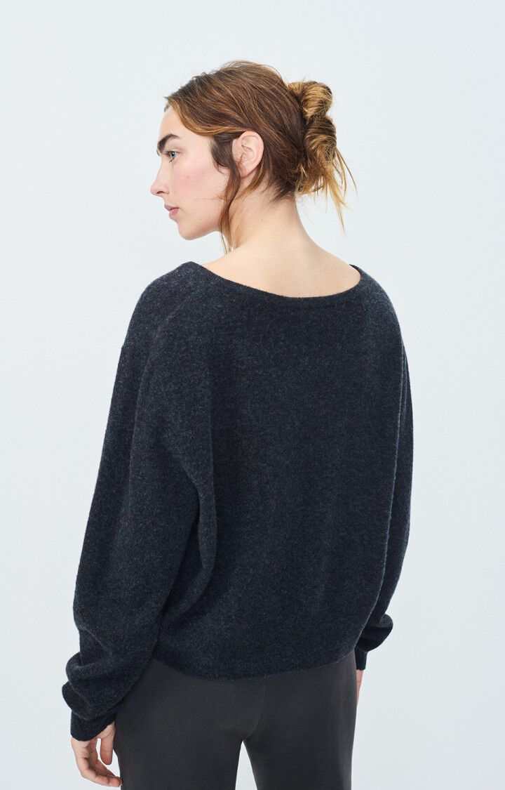 American Vintage Raxow Womens Jumper Charcoal Melange
