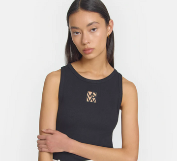 Viktoria and Woods V and W Cut Out Tank Black
