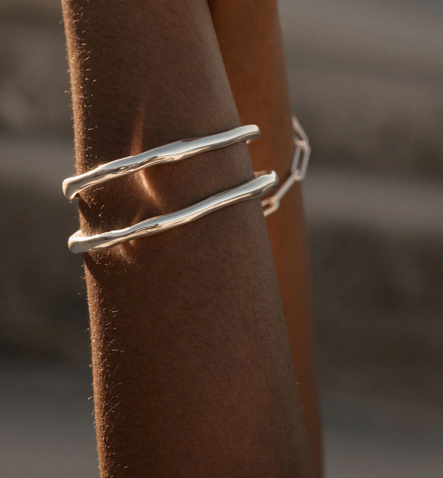 By Charlotte Lover Cuff Sterling Silver