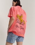THE TALES Silk Cowboy Shirt Pink
