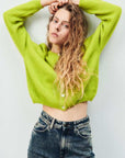 American Vintage Vitow Cardigan Moss Melange