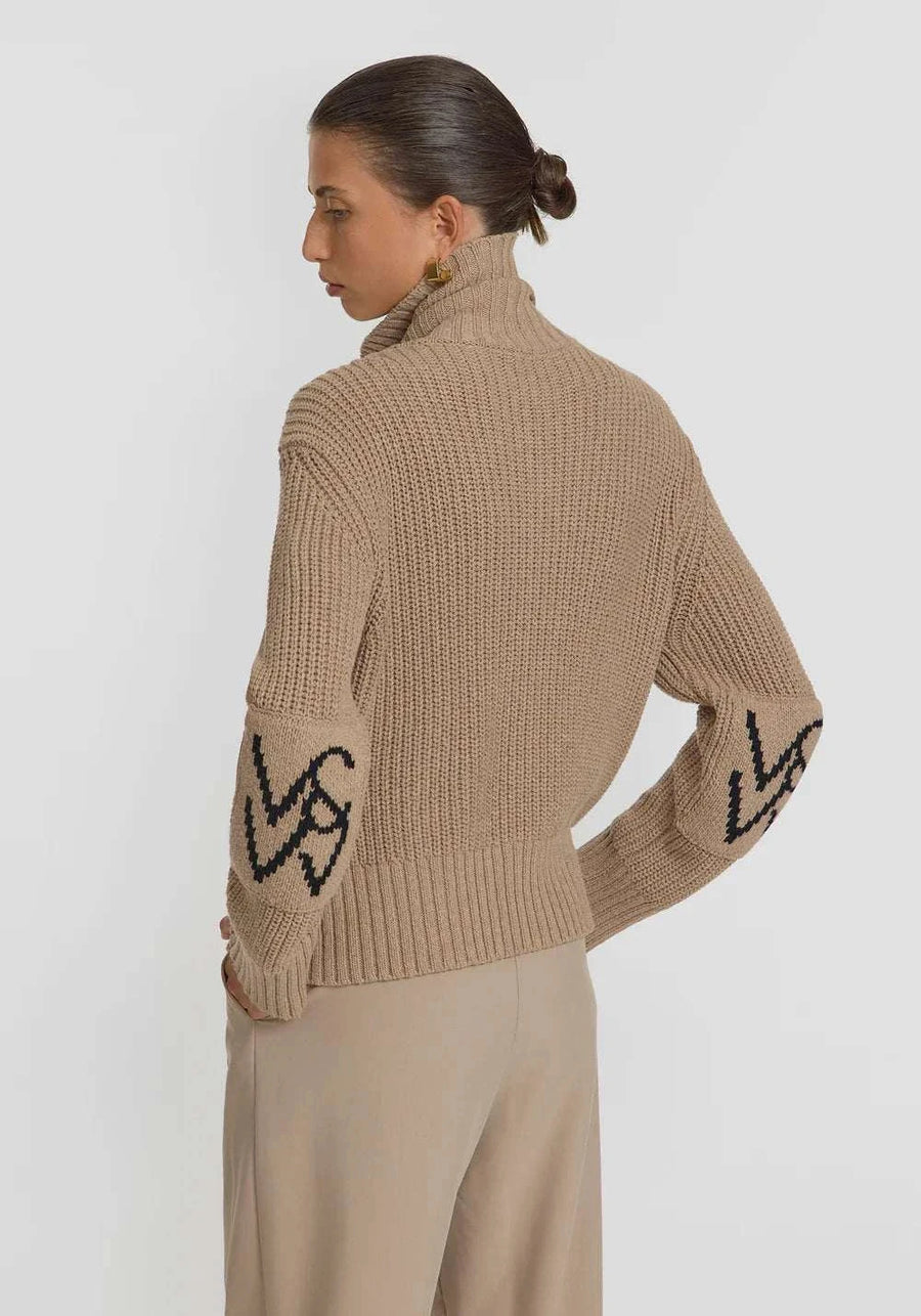 Viktoria and Woods Babylon Cardi Camel