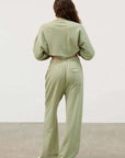 Zulu and Zephyr Fleece Sport Sweat Pant Eucalyptus