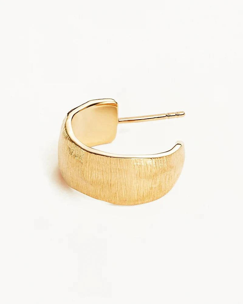 Charlotte 18k Gold Vermeil Woven Light Hoops