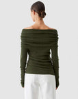 Morrison Jules Knit Pullover Moss