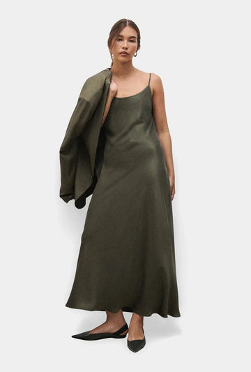 Silk Laundry 1996 Dress Pine