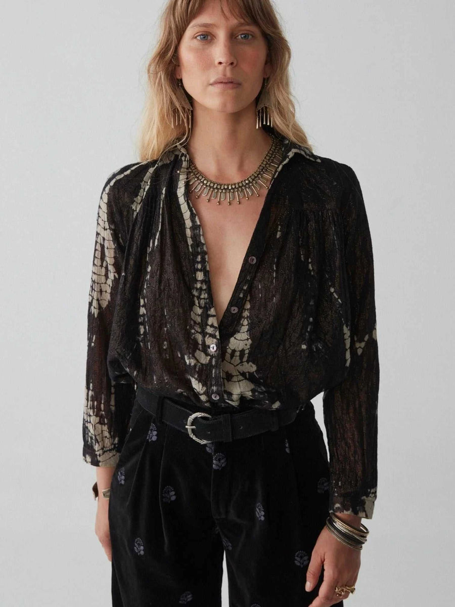Maison Hotel Mia Blouse Night Blue