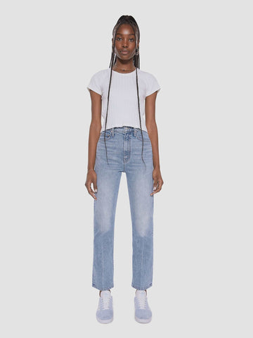 Mother High Waisted Rider Ankle Salt