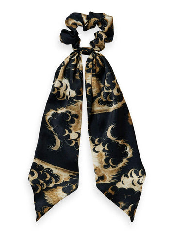 Scotch and Soda Printed Scrunchie Clouds.