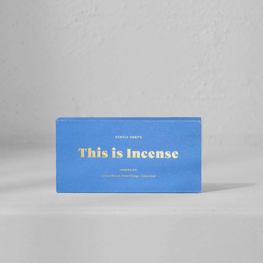 Gentle Habits This Is Incense Immersion