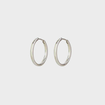 Deen Soraya Hoops Silver